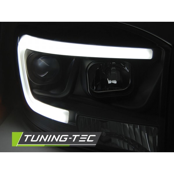 Оптика альтернативная передняя Tuning-Tec Tube Light Dodge Ram (2006-2008) черная