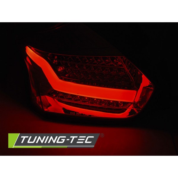 Оптика альтернативная задняя Tuning-Tec Ford Focus III 5D (2014-...) красно-белая