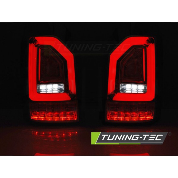 Оптика альтернативная задняя взамен штатных светодиодных Tuning-Tec Volkswagen T6 (2015-...) черная