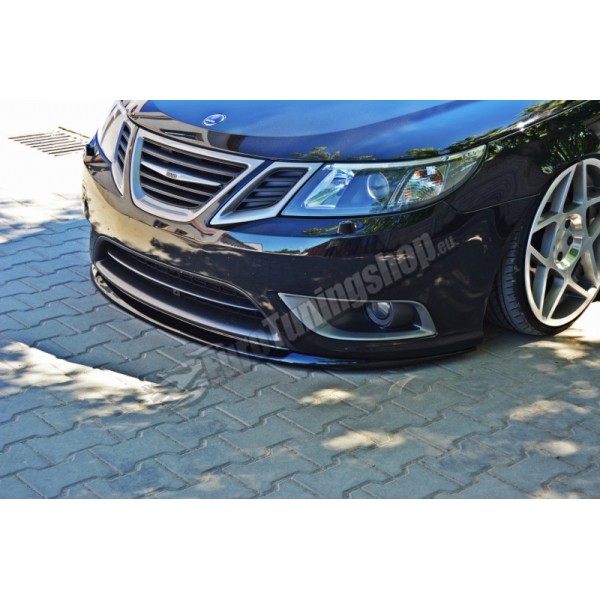 Сплиттер переднего бампера Saab 9-3 II Turbo-X (2007-2011)