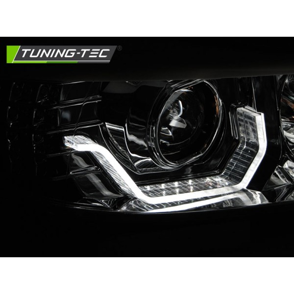Оптика альтернативная передняя Tuning-Tec 3D BMW e90 3 серия (2005-2008) хром