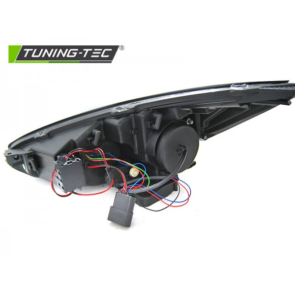 Оптика альтернативная передняя Tuning-Tec TrueDRL Ford Focus III (2014-2019) черная