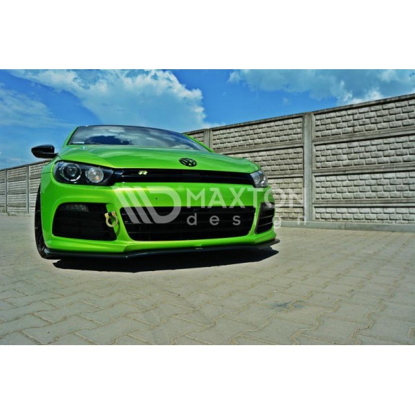 Сплиттер переднего бампера ver2 Volkswagen Scirocco R III (2008-...)