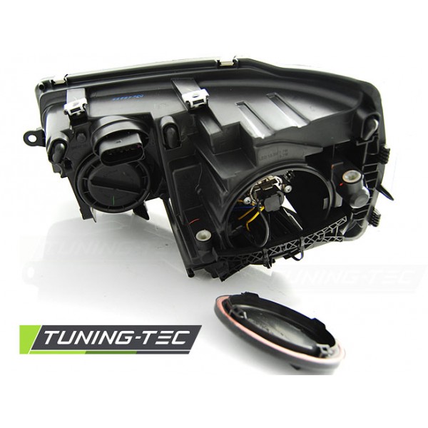 Оптика альтернативная передняя Tuning-Tec TrueDRL Volkswagen T5 (2010-2015) черная