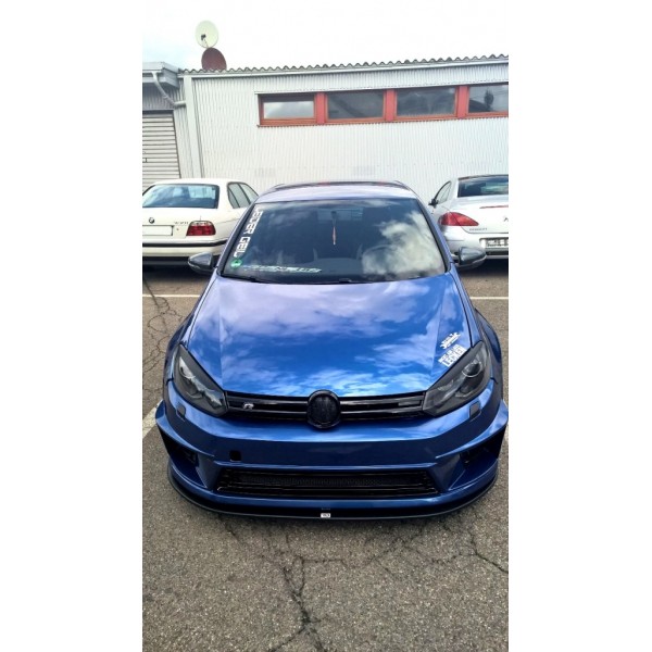 Сплиттер переднего бампера Volkswagen Golf VI R400 (2008-2012)