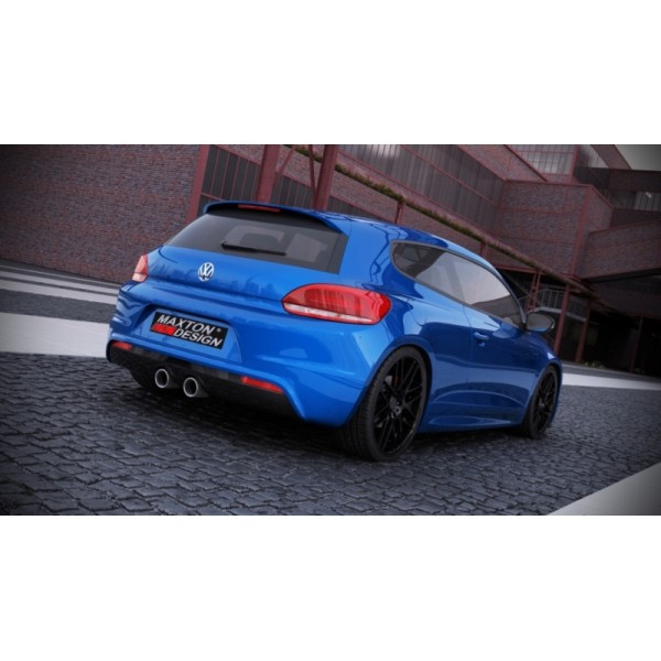 Юбка заднего бампера Maxton Design Volkswagen Scirocco III R (2008-...)