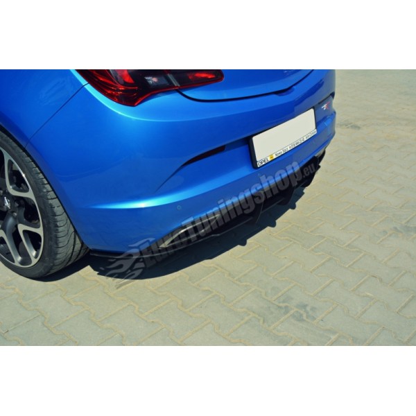 Юбка диффузор Opel Astra J OPC/VXR (2010-...)