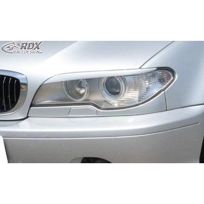 Реснички накладки на фары RDX BMW e46 3 серия coupe/cabrio (2002-2005)