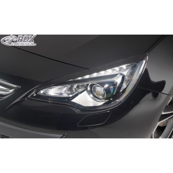 Реснички накладки на фары RDX Opel Astra J GTC (2010-...)
