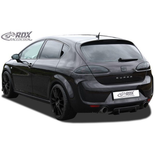 Диффузор RDX U-Diff заднего бампера Seat Leon II 1P (2005-2012)