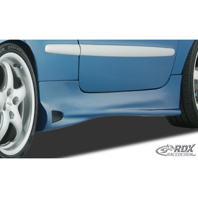 Накладки на пороги RDX GT4 ReverseType Peugeot 206/206CC (1998-2010)