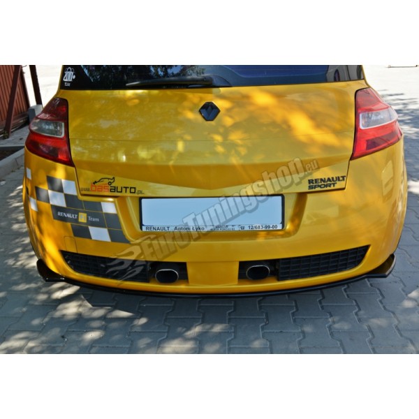 Сплиттер юбка заднего бампера Renault Megane II RS (2004-2008)