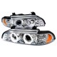 Оптика альтернативная Junyan Angel Eyes передняя BMW e39 5 серия (1995-2003) хром