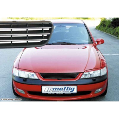 Решетка радиатора Mattig без значка Opel Vectra B (1995-1999) с хром полосами
