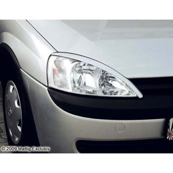 Ресницы на фары тюнинг Opel Corsa C (2000-2006)