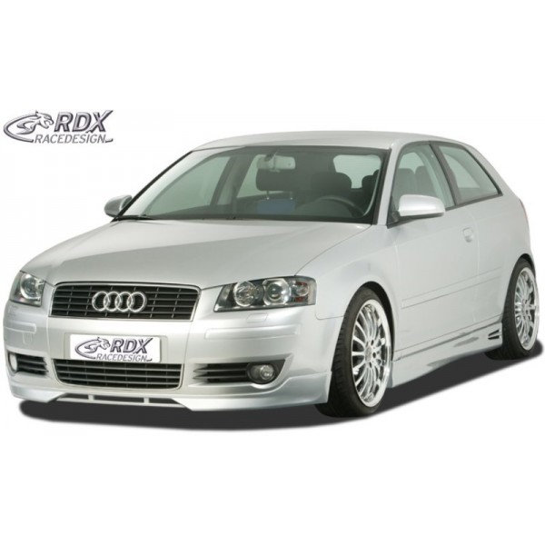 Юбка спойлер переднего бампера RDX Audi A3 8P 3D (2003-2005)