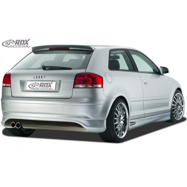 Юбка накладка RDX заднего бампера Audi A3 8P (2003-2008)