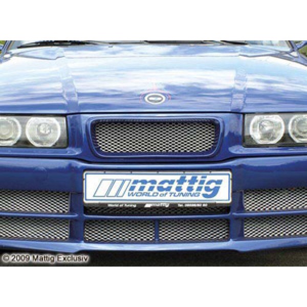 Решетка радиатора без значка с сеткой BMW e36 3 серия (1990-1998)