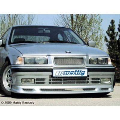 Юбка спойлер тюнинг переднего бампера BMW e36 3 серия (1990-1998)