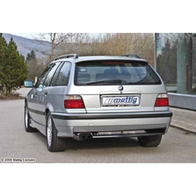 Юбка спойлер тюнинг заднего бампера BMW e36 3 серия (1990-1998)