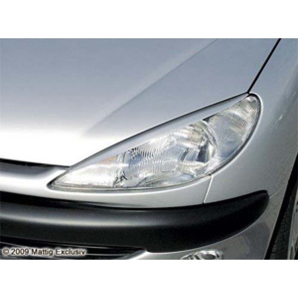 Ресницы на фары Peugeot 206 (1998-...)