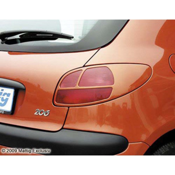 Накладки на задние фонари Peugeot 206 (1998-...)