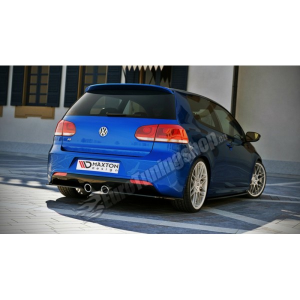 Сплиттеры Maxton заднего бампера Volkswagen Golf VI R (2008-2012)