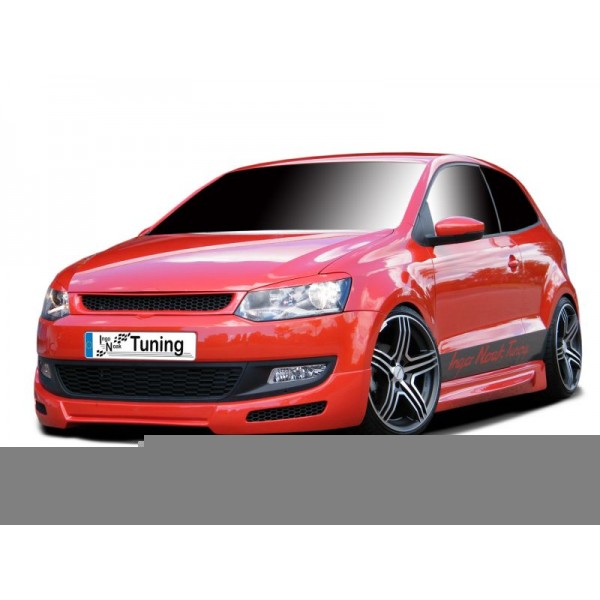 Юбка спойлер переднего бампера Volkswagen Polo V (2009-...)