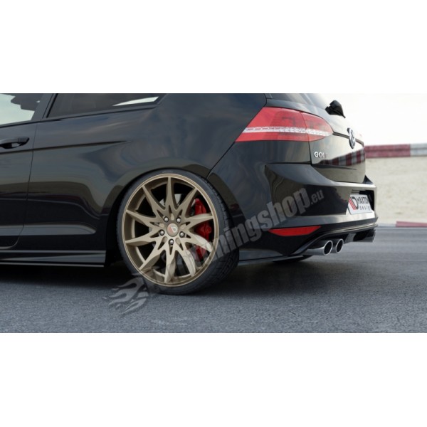 Сплиттеры заднего бампера Volkswagen Golf VII R (2012-...)