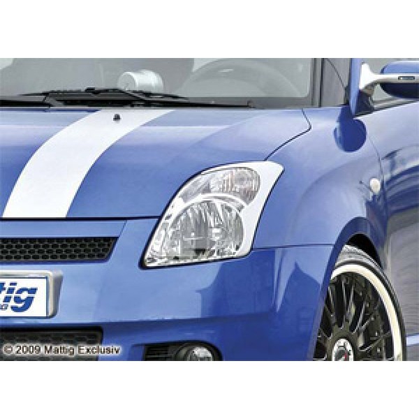 Накладки на фары Suzuki Swift (2005-2010)