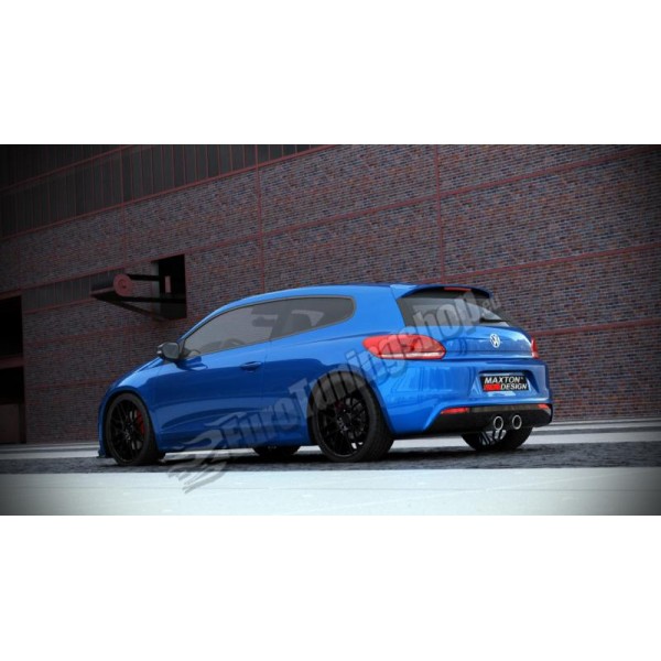 Юбка заднего бампера Maxton Design Volkswagen Scirocco III R (2008-...)