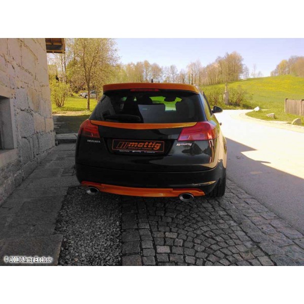 Юбка диффузор заднего бампера Opel Insignia SportTourer (2008-...)