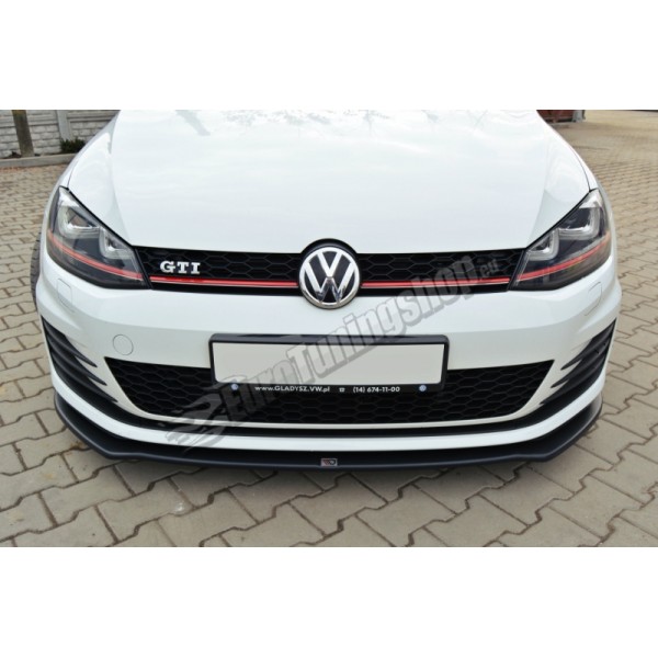 Сплиттер переднего бампера Volkswagen Golf VII GTI (2012-...)