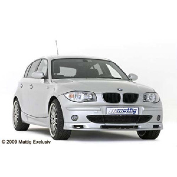 Юбка спойлер тюнинг переднего бампера BMW e87 1 серия (2004-2007)