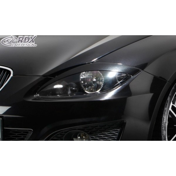 Реснички накладки на фары RDX Seat Leon II (2005-2012)