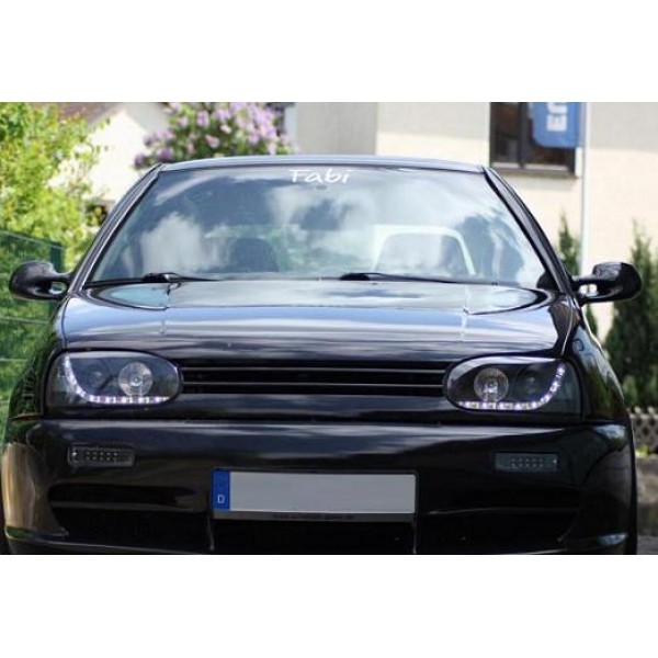 Оптика альтернативная передняя Volkswagen Golf III (1991-1997) чёрная
