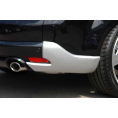 Накладки на задний бампер Carbon Look Ford S-Max (2006-2010)