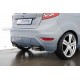 Юбка диффузор заднего бампера тюнинг Ford Fiesta IV (2008-...)