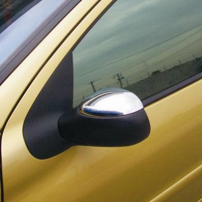 Накладки на зеркала заднего вида Peugeot 206 (1998-2002) хром