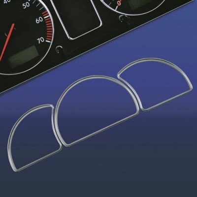 Хромированные кольца в щиток приборов Opel Astra F (1991-1998)