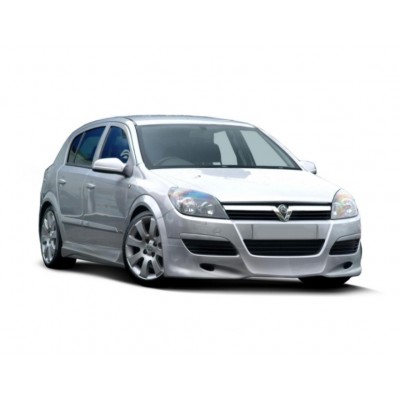 Юбка спойлер переднего бампера Opel Astra H (2004-2008)