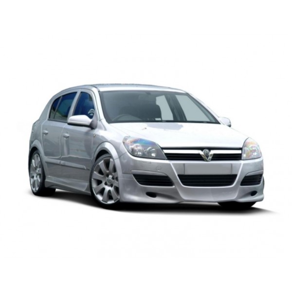 Юбка спойлер переднего бампера Opel Astra H (2004-2008)