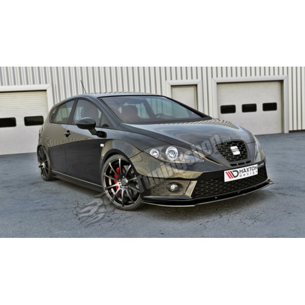 Сплиттер переднего бампера Seat Leon II Cupra/FR (2009-2012)