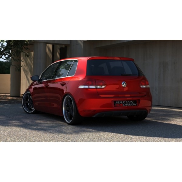 Юбка заднего бампера Maxton DesignVolkswagen Golf VI (2008-2012)