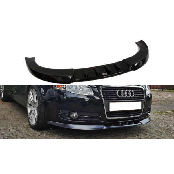 Сплиттер Maxton переднего бампера Audi A4 B7 (2005-2009)