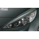 Реснички накладки на фары RDX Peugeot 207/207CC (2006-...)