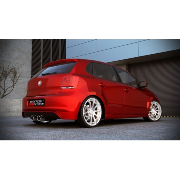 Юбка заднего бампера Maxton Design Volkswagen Polo V (2009-...)