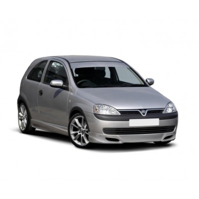 Юбка спойлер переднего бампера Opel Corsa C (2000-2003)