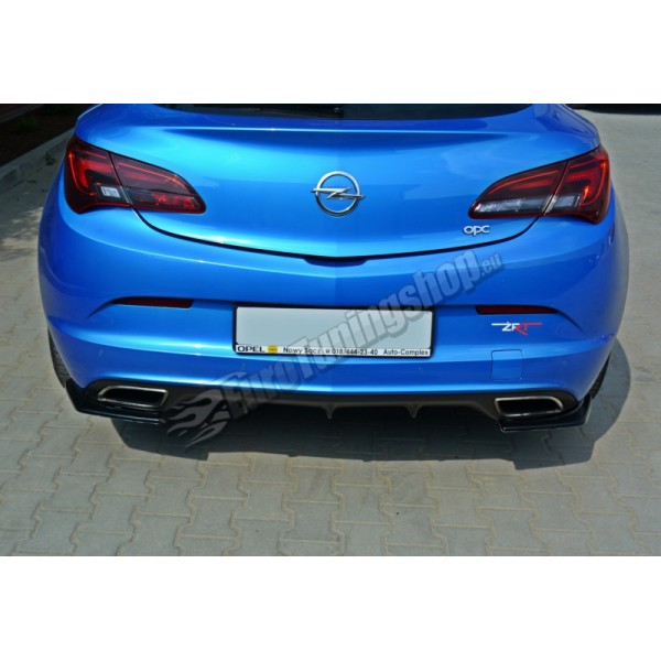 Сплиттеры Maxton заднего бампера Opel Astra J OPC/VXR (2010-...)