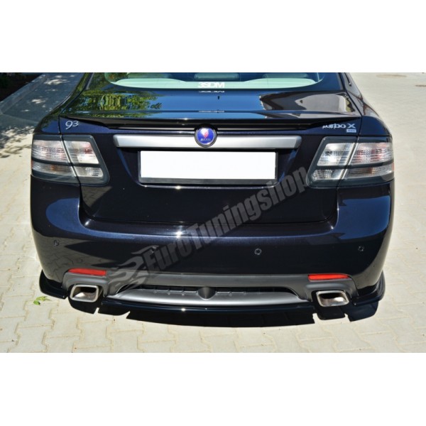 Сплиттеры заднего бампера Saab 9-3 II Turbo-X (2007-2011)